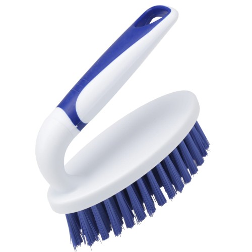 Szczotka żelazko duża biało-niebieska COBALT