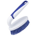 Szczotka żelazko mała biało-niebieska COBALT