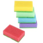 Gąbka z padem do naczyń 9cm x 6cm x 3cm - 5 szt.