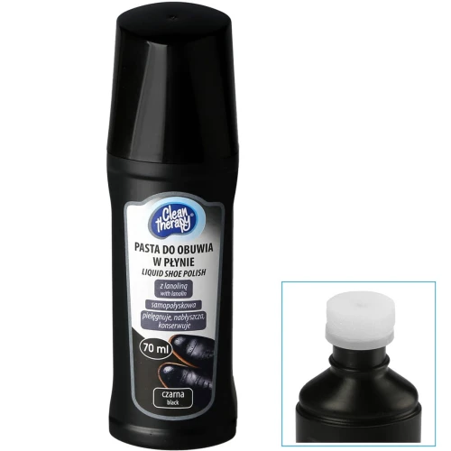 Pasta do butów w płynie 70ml - CZARNA