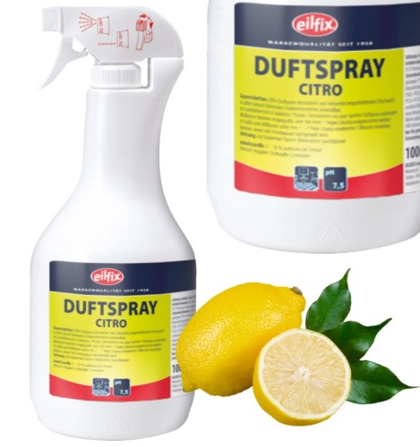 Duftspray - Citro - allegro.jpgEilfix DUFTSPRAY Cytrynowy 1L - Profesjonalny odświeżacz powietrza