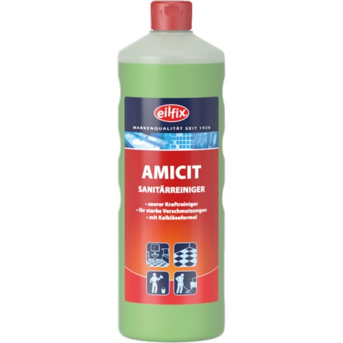 Eilfix AMICIT 1L płyn do usuwania kamienia, rdzy i bruduSilny koncentrat do czyszczenia łazienek bez kwasu solnego