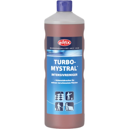 Eilfix TURBO-MYSTRAL 1L – Alkaliczny koncentrat do podłóg, PCV i powierzchni przemysłowych