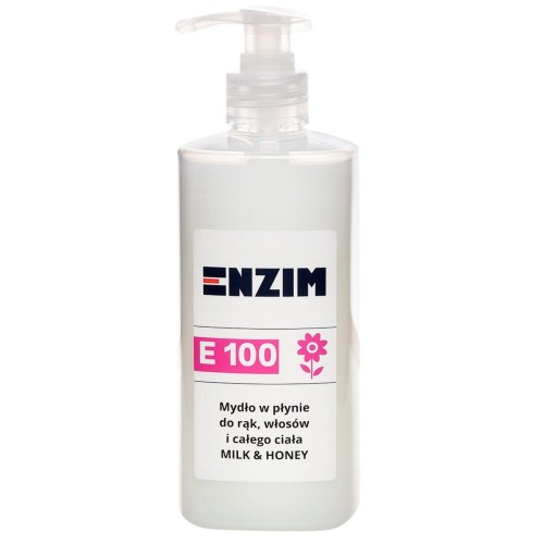 Enzim E 100 MILK & HONEY 500ml – Nawilżające mydło do rąk i ciała