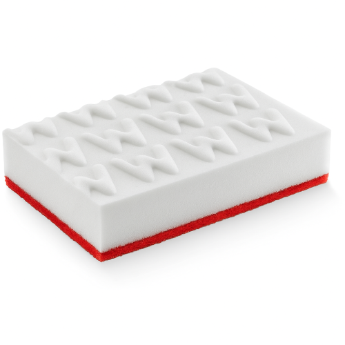 Magiczna gąbka melaminowa SNOW z padem do szorowania 11cm x 8cm
