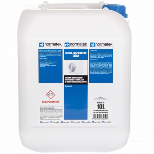Normatek CLIMA EVAPORATOR CLEAN 10L – Koncentrat do czyszczenia klimatyzacji i pomp ciepła