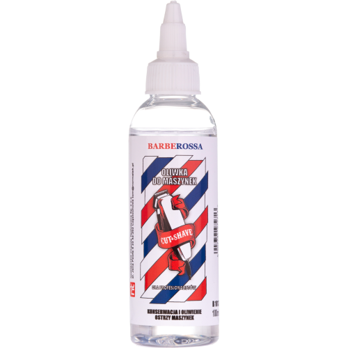 BARBEROSSA Oliwka do maszynek 100 ml – Smarowanie i konserwacja ostrzy