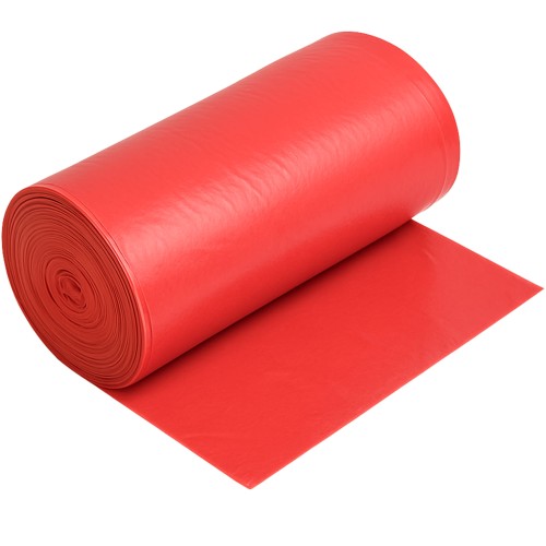 Worki na śmieci LDPE 35l czerwone - 50 szt. | 20μm |