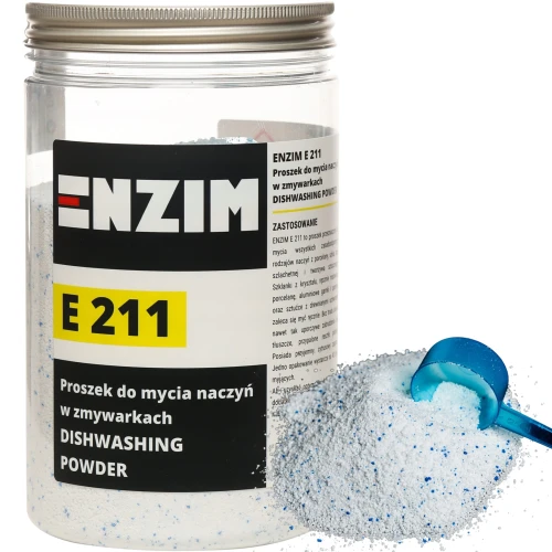 Enzim E 211 1 kg Proszek do mycia naczyń w zmywarkach DISHWASHING POWDER