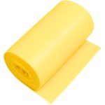 Worki na śmieci LDPE 60l żółte - 50 szt. | 20μm |