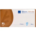 Abena Rękawiczki nitrylowe niebieskie 100 szt. - r. XL