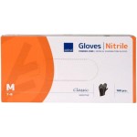 Abena Rękawiczki nitrylowe czarne 100 szt. - r. M