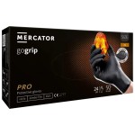 Mercator Rękawiczki nitrylowe GoGrip czarne 50 szt. - XL