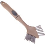 Szczotka do trudnodostępnych miejsc beżowo-szara MOKKA