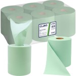 Ręcznik w roli Cliro | 6x150m | Zielony | 1-warstwa | 61900