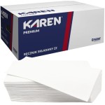 Ręcznik ZZ Karen | 20x160 listków | Biel 100% | 2-warstwy | 92199