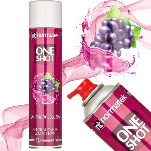 Normatek Odświeżacz powietrza ONE SHOT – WINOGRON BLACK GRAPE 600ml