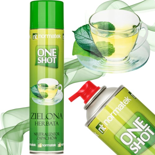 Normatek Odświeżacz powietrza ONE SHOT – ZIELONA HERBATA 600ml