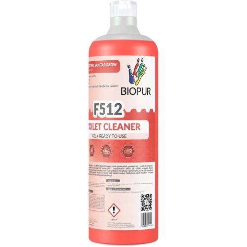 Kwasowy żel odkamieniający z blokerem zapachu F512 1l