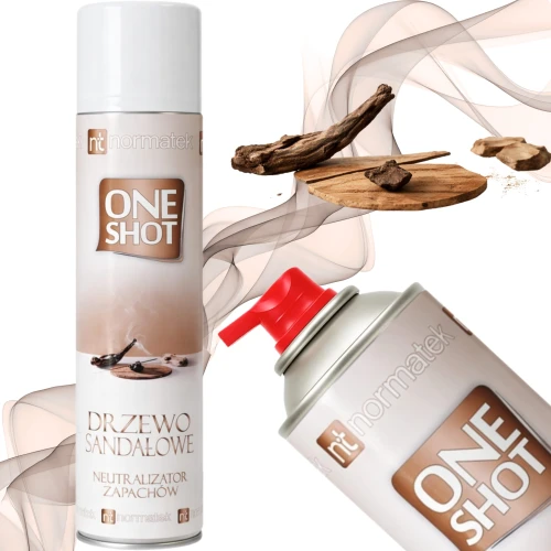 Normatek Odświeżacz powietrza ONE SHOT – DRZEWO SANDAŁOWE 600ml