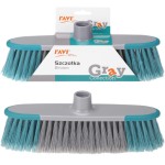 Miotła z amortyzatorami 28cm GRAY COLLECTION