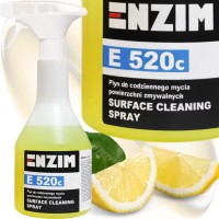 Enzim E 520c 500ml - Enzim E 520c 500ml Uniwersalny antystatyczny płyn o cytrynowym zapachu