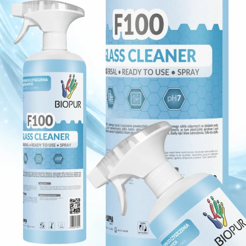 Biopur F100 1l - Płyn do mycia szyb bez smug