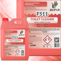 Biopur F511 5L – Skuteczna pianka do łazienki i WC, usuwa kamień i osady