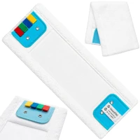 Mop płaski z mikrofibry CleanPRO DUO 40 cm 399547 – profesjonalny wkład mopujący