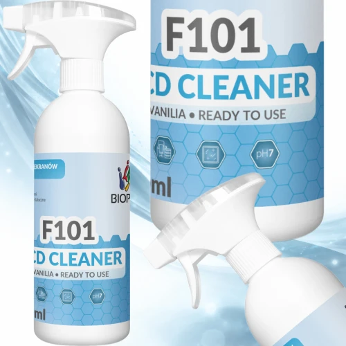 Biopur F101 500ml płyn do czyszczenia ekranów LCD OLED QLED cleaner bez smug