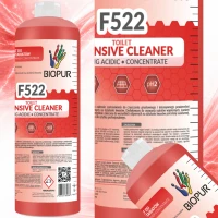Biopur F522 1L Najsilniejszy odkamieniacz koncentrat do sanitariatów WC