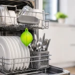 Odświeżacz do Zmywarki Green Apple – Zawieszka Neutralizująca Zapachy na 45 Myć