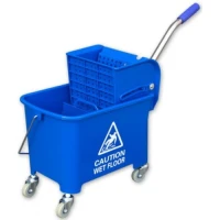 Wózek do sprzątania CleanPRO Kentucky z prasą 1x20L - niebieski