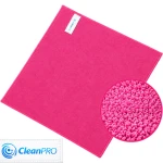 Ścierka z mikrofibry 32cm x 32 cm - CZERWONA 320g/m2 CleanPRO Ultra Soft Premium do Łazienki i Sanitariatów