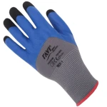 Rękawice ochronne Blue Protect rozmiar 8 (M) – antypoślizgowe powlekane rękawice robocze