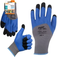 Rękawice ochronne Blue Protect rozmiar 9 (L) – antypoślizgowe powlekane rękawice robocze