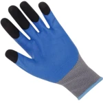 Rękawice ochronne Blue Protect rozmiar 10 (XL) – antypoślizgowe powlekane rękawice robocze