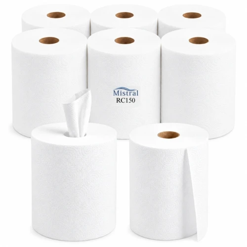 Ręcznik w roli Mistral RC150 Center Pull | 6x150 m | Biel 100% | 2-warstwy