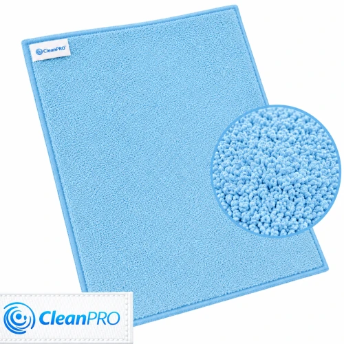 Ścierka z mikrofibry 50 x 60 cm - BŁĘKITNA 240g/m² CleanPRO do Podłóg i Powierzchni