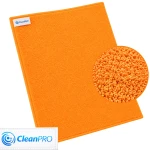 Ścierka z mikrofibry 50 x 60 cm - POMARAŃCZOWA 240g/m² CleanPRO do Podłóg i Powierzchni