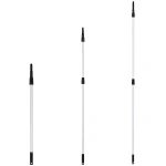 Kij teleskopowy 130–240 cm HMM Professional Click & Lock i gwint uniwersalny