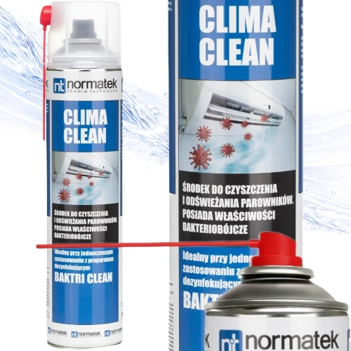 Normatek CLIMA CLEAN 600ml – Pianka do Czyszczenia i Odgrzybiania Klimatyzacji