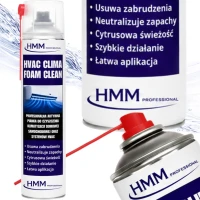 HMM Professional HVAC FOAM CLIMA CLEAN 600 ml Pianka do Czyszczenia i Odgrzybiania Klimatyzacji