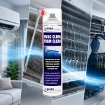 HMM Professional HVAC FOAM CLIMA CLEAN 600 ml Pianka do Czyszczenia i Odgrzybiania Klimatyzacji