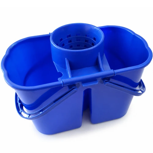 Wiadro Dwukomorowe z Wyciskaczem 7,5 + 5,5 L HMM Professional Separacja Wody