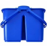 Wiadro Dwukomorowe z Wyciskaczem 7,5 + 5,5 L HMM Professional Separacja Wody