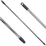 Kij chromowany 130 cm z gwintem uniwersalnym – metalowy trzonek do szczotek, mioteł i mopów