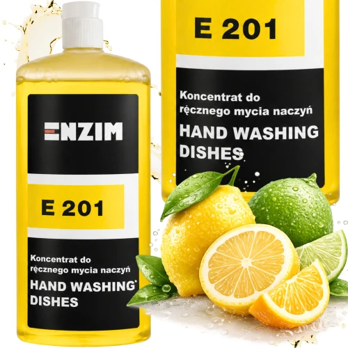 Enzim E 201 1L – Koncentrat do ręcznego mycia naczyń