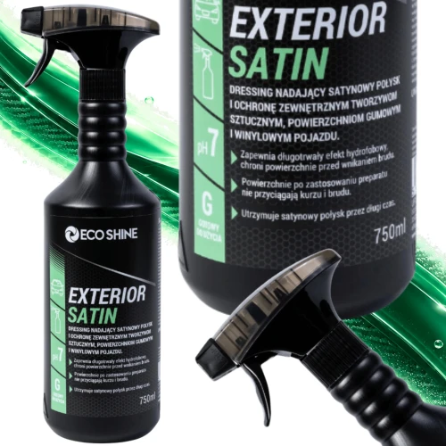 Eco Shine EXTERIOR SATIN 750 ml – Dressing do Plastików i Gum Zewnętrznych