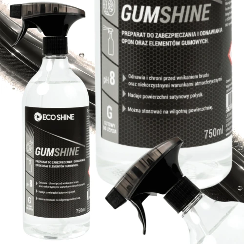 Eco Shine GUM SHINE 750 ml – Dressing do Opon i Gumy Efekt Nowej Opony